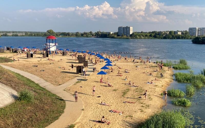 Центральный пляж Йошкар-Олы