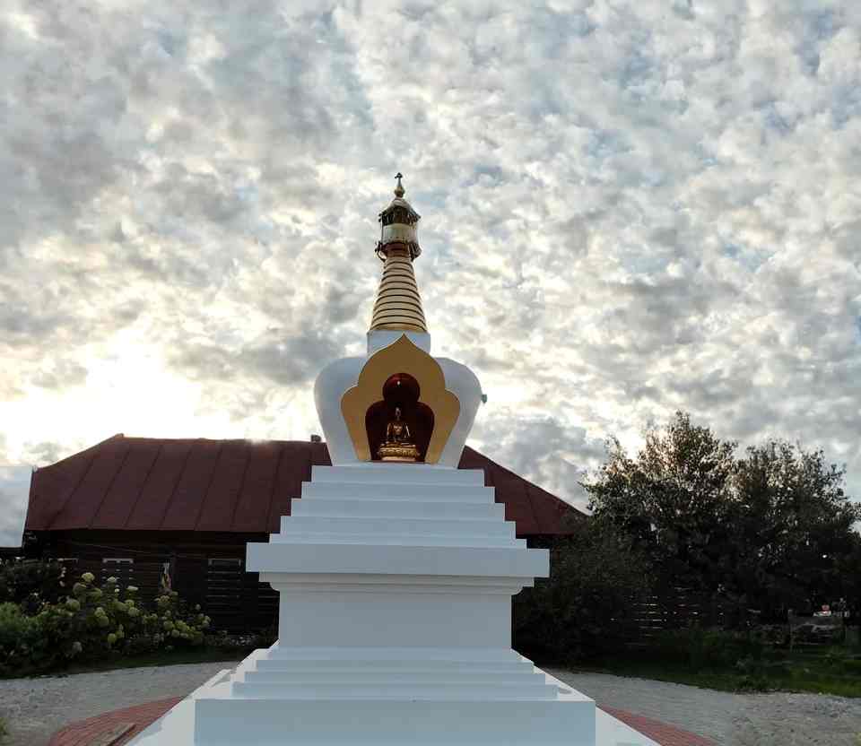 Buddhist stupa of enlightenment